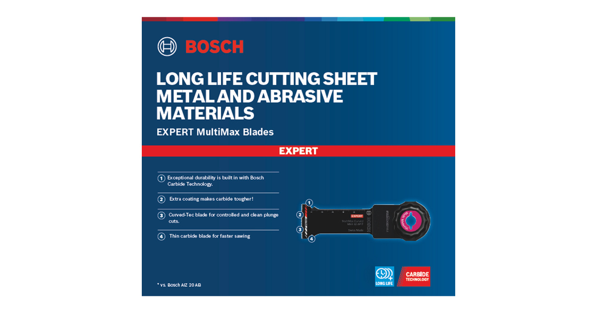 Bosch Professional Tauchsägeblatt Expert MAII 32 APIT MultiMax 10