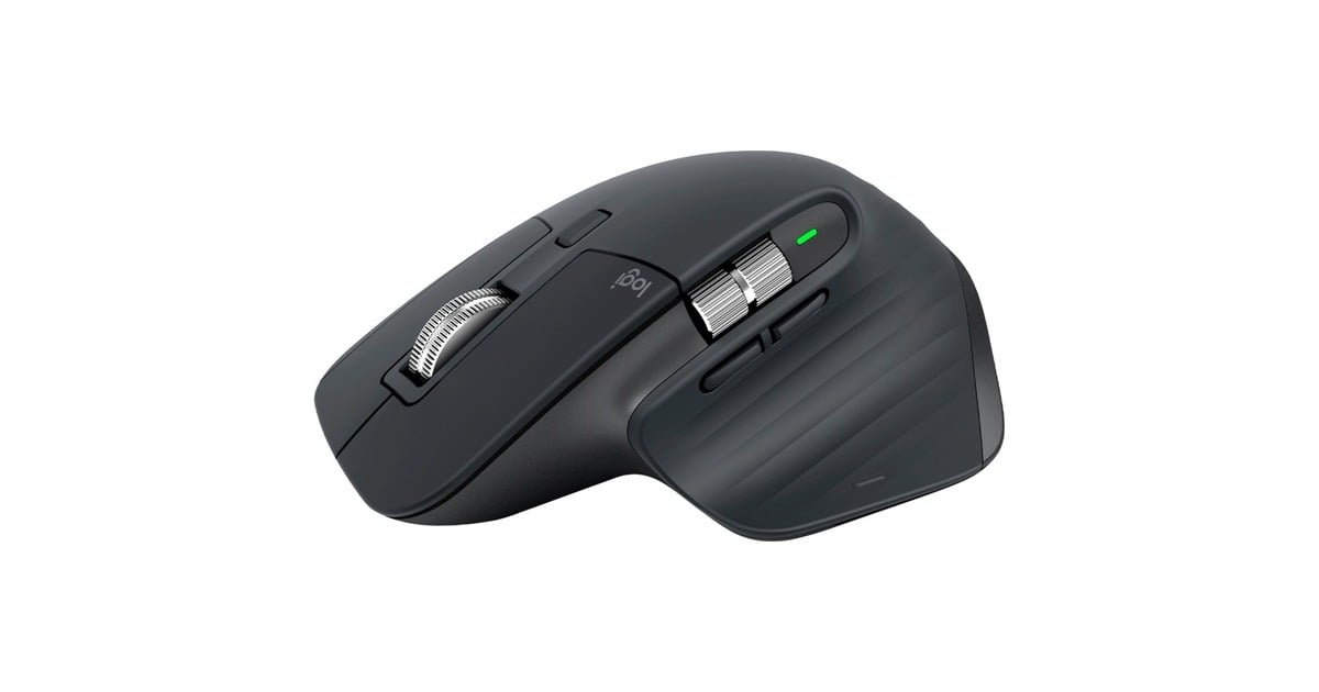 Logitech MX Master 3S, Maus graphit, 7 Tasten, Logi Bolt 