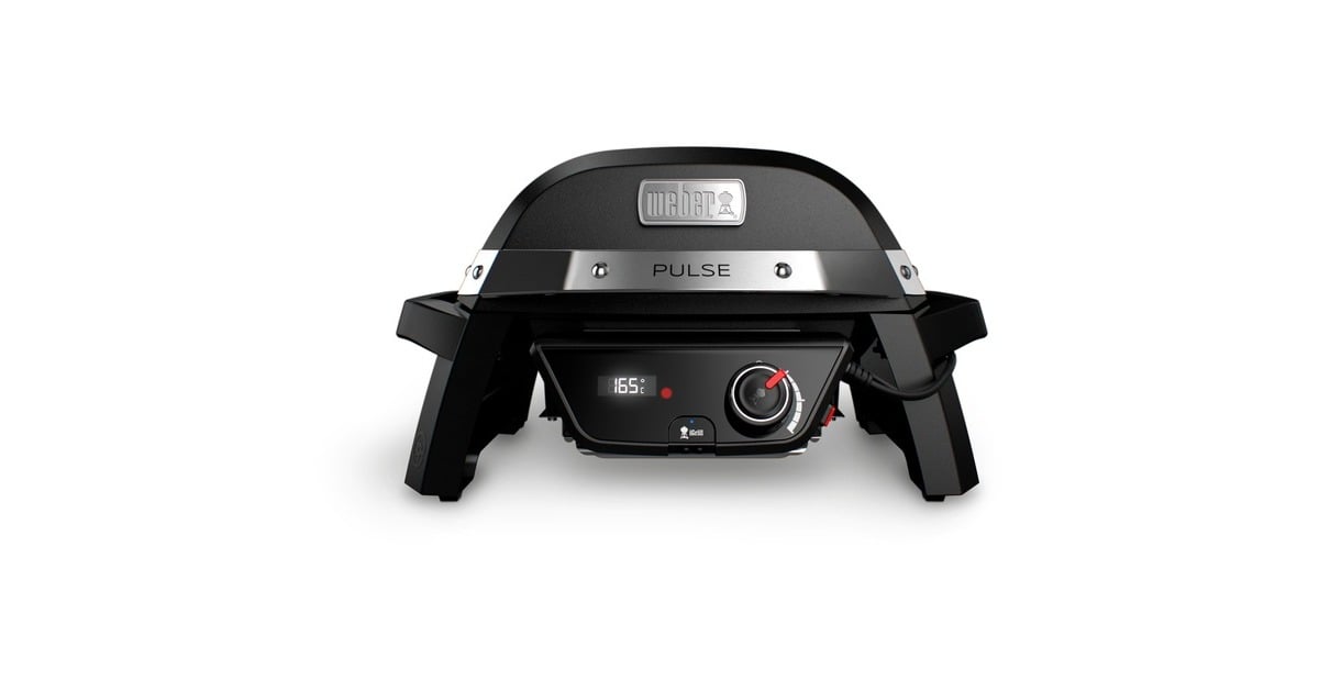 Weber Elektrogrill Pulse 1000 schwarz/silber, 1.800 Watt