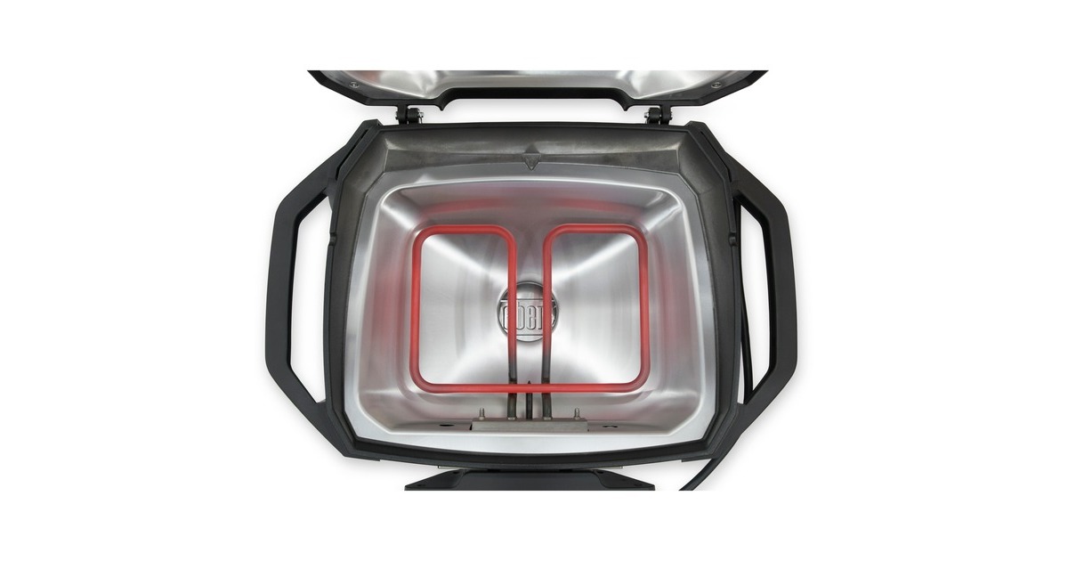 Weber Elektrogrill Pulse 1000 schwarz/silber, 1.800 Watt