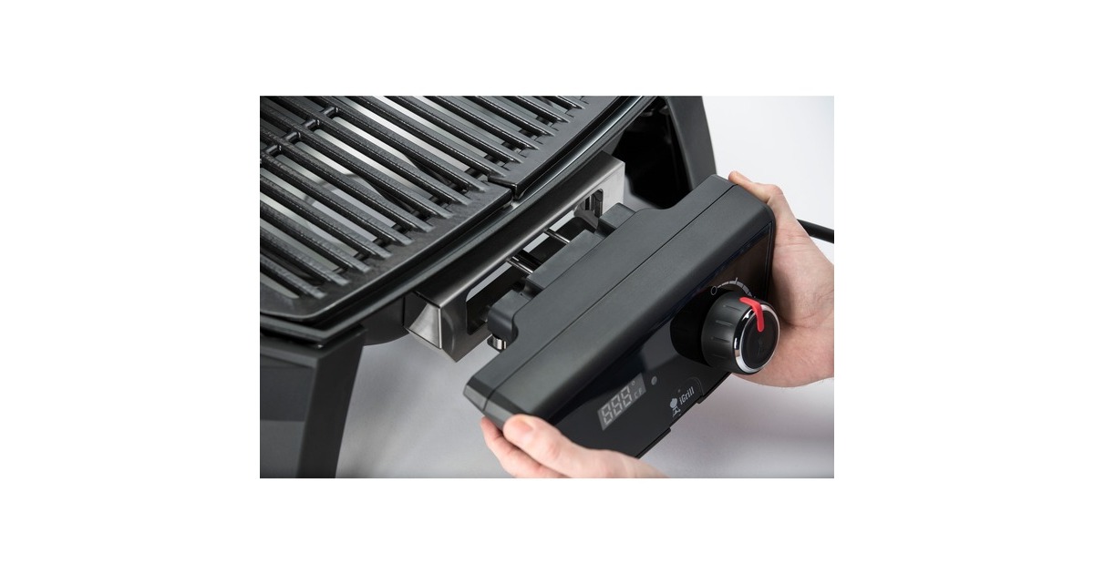 Weber Elektrogrill Pulse 1000 schwarz/silber, 1.800 Watt