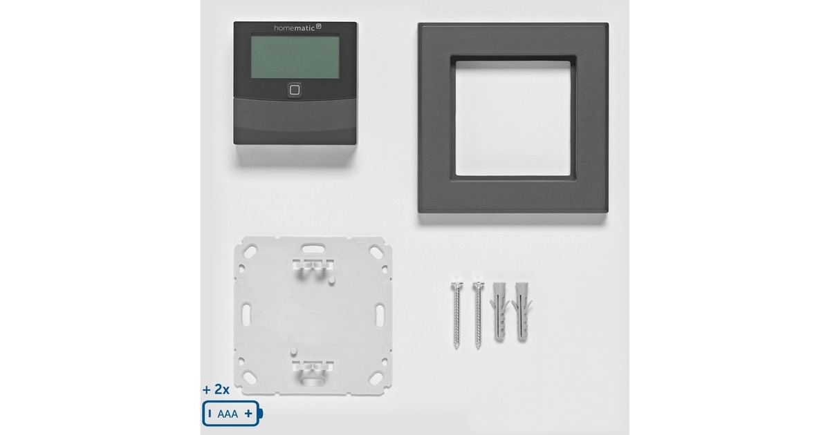 Sensor Mit Display Homematic IP Temperatur- und Luftfeuchtigkeitssensor mit Display HmIP ...