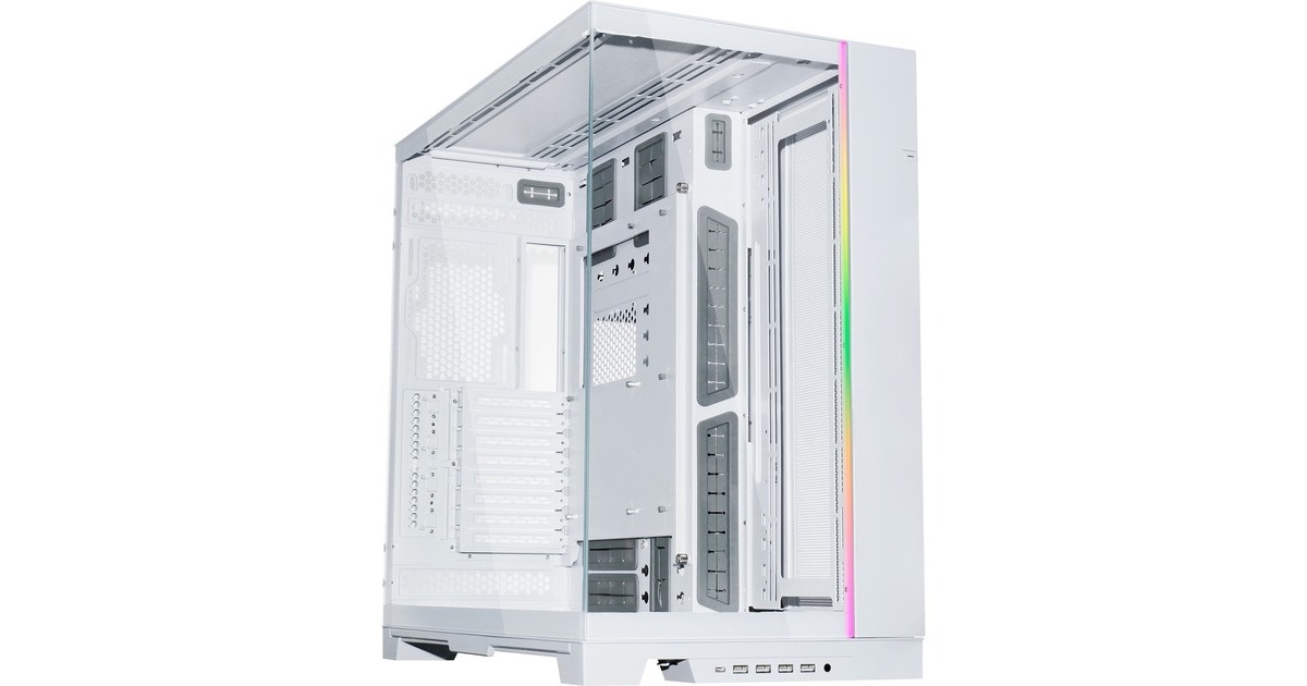 Lian Li O11 Dynamic EVO XL , Big-Tower-Gehäuse weiß, Tempered Glass x 2