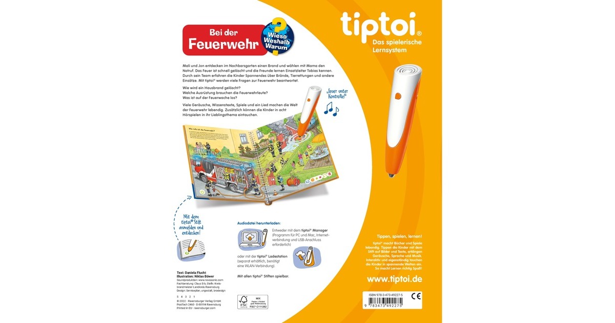 Ravensburger 00581 - tiptoi, in Giro con i Pomp... | Book