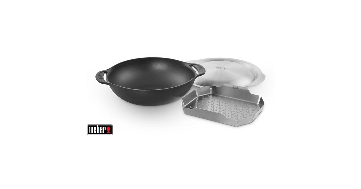 Weber gourmet bbq system wok cheap
