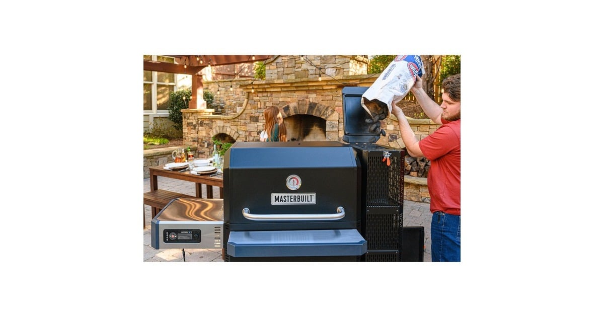 QuliMetal Smoker Abdeckung Für Masterbuilt Gravity Series 1050 – Wasser- & UV-beständig, Schwarz