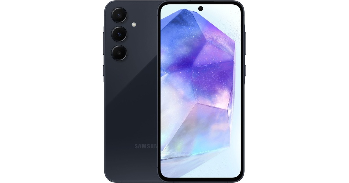 SAMSUNG Galaxy A55 5G 256GB, Handy Awesome Navy, Android 14, 8 GB 