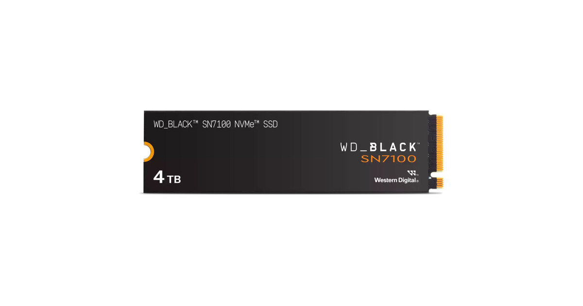 WD SN7100 4TB, SSD PCIe 4.0 x4, NVMe, M.2 2280
