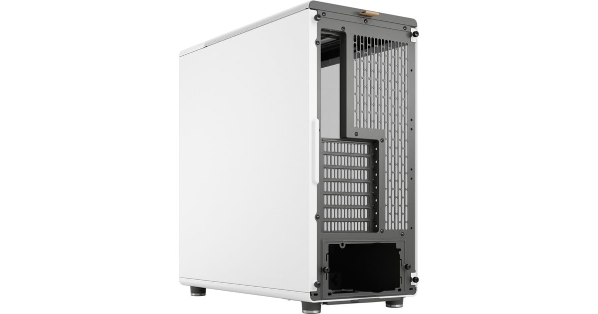 Fractal Design North Chalk White TG Clear, Tower-Gehäuse weiß/holz