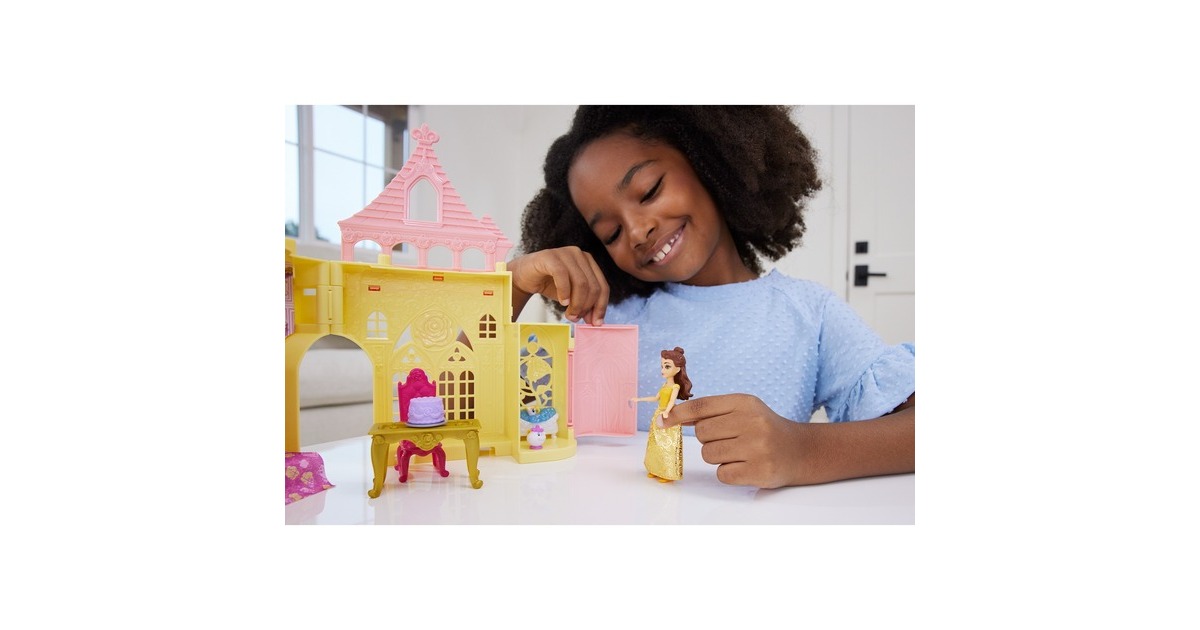 Mattel Disney Prinzessin Belle´s Magical Surprise Castle Playset ...