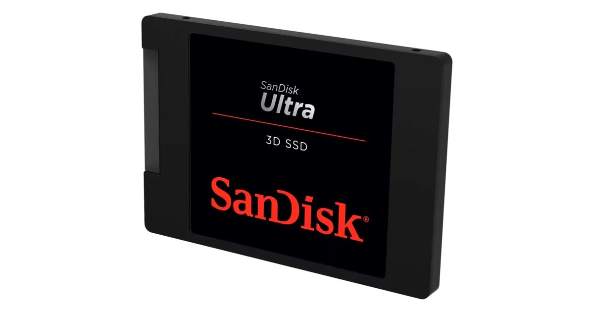 SanDisk Ultra 3D 1 TB, SSD schwarz, SATA 6 Gb/s, 2,5