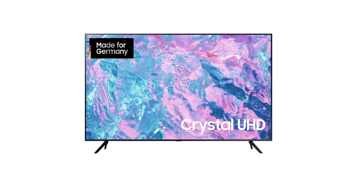 SAMSUNG GU-65CU7179, LED-Fernseher 163 cm (65 Zoll), schwarz, UltraHD ...