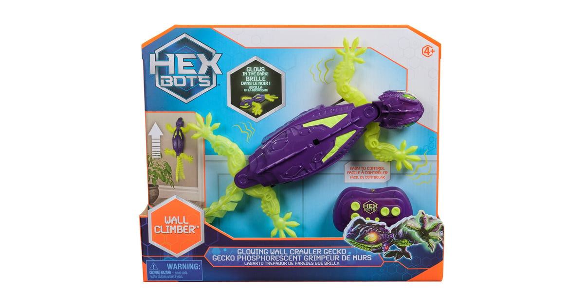 Spin Master Hex Bots WandflitzerGecko Glow in the Dark, Spielfigur