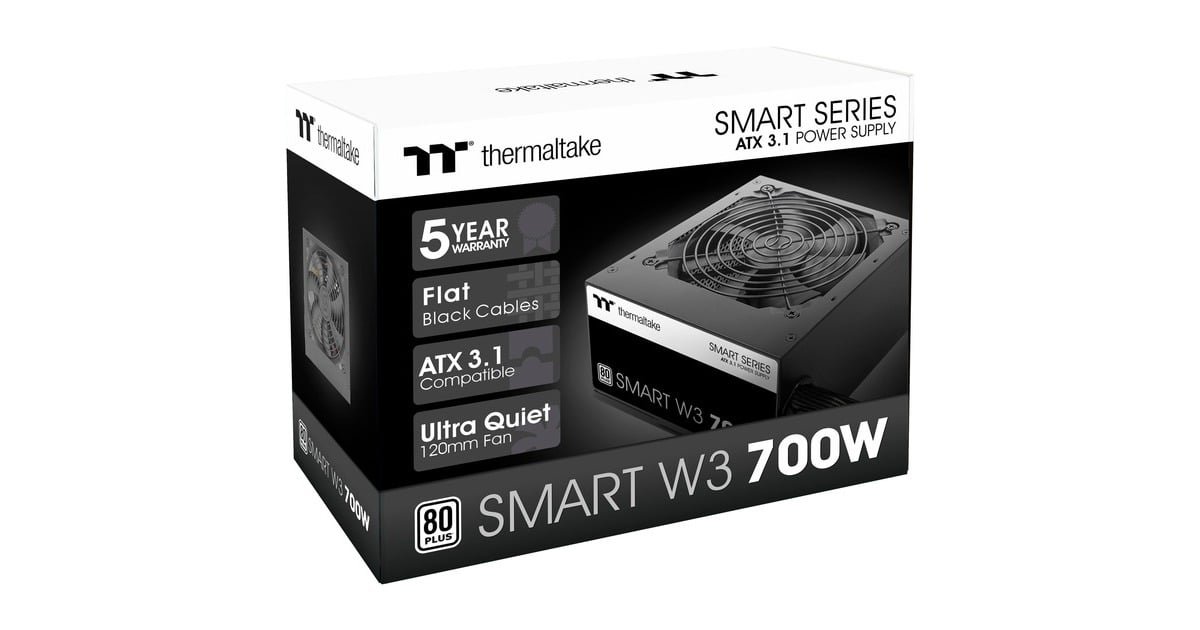 Thermaltake Smart Rgb 700w Pc Netzteil Test Thermaltake Smart W3 700W, PC-Netzteil 700 Watt