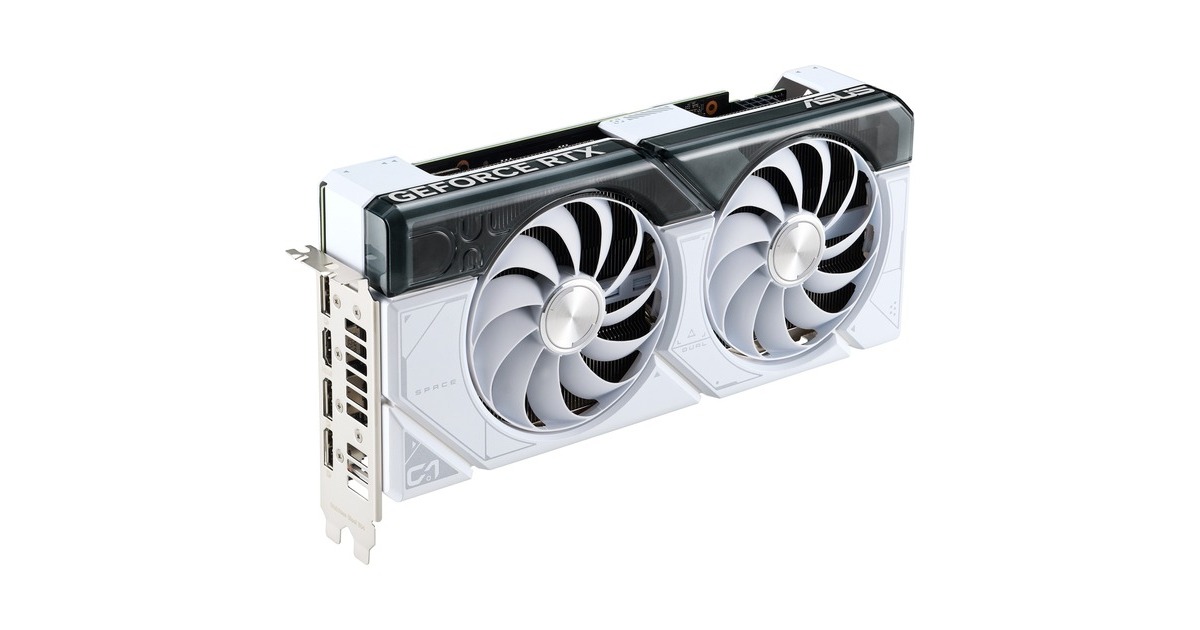 ASUS GeForce RTX 4070 DUAL OC WHITE, Grafikkarte DLSS 3, 3x DisplayPort ...