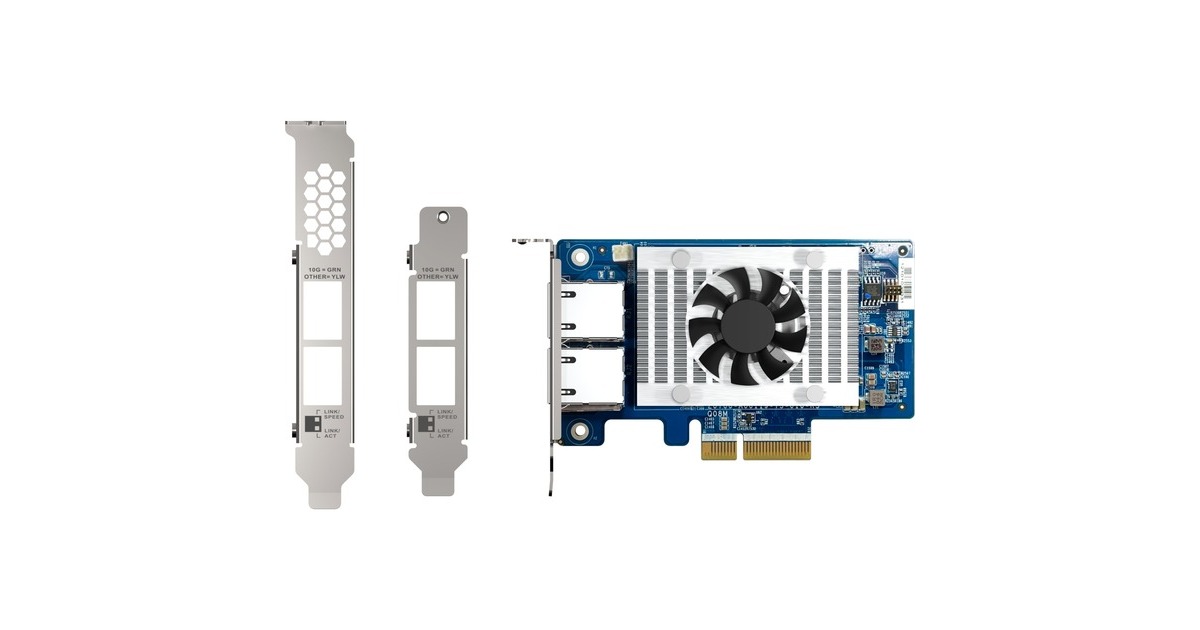 QNAP QXG 10G2T X710 scheda di espansione rete PCIe Gen 3 10GbE QNAP QXG 10G2T X710 scheda di espansione rete PCIe Gen 3 10GbE