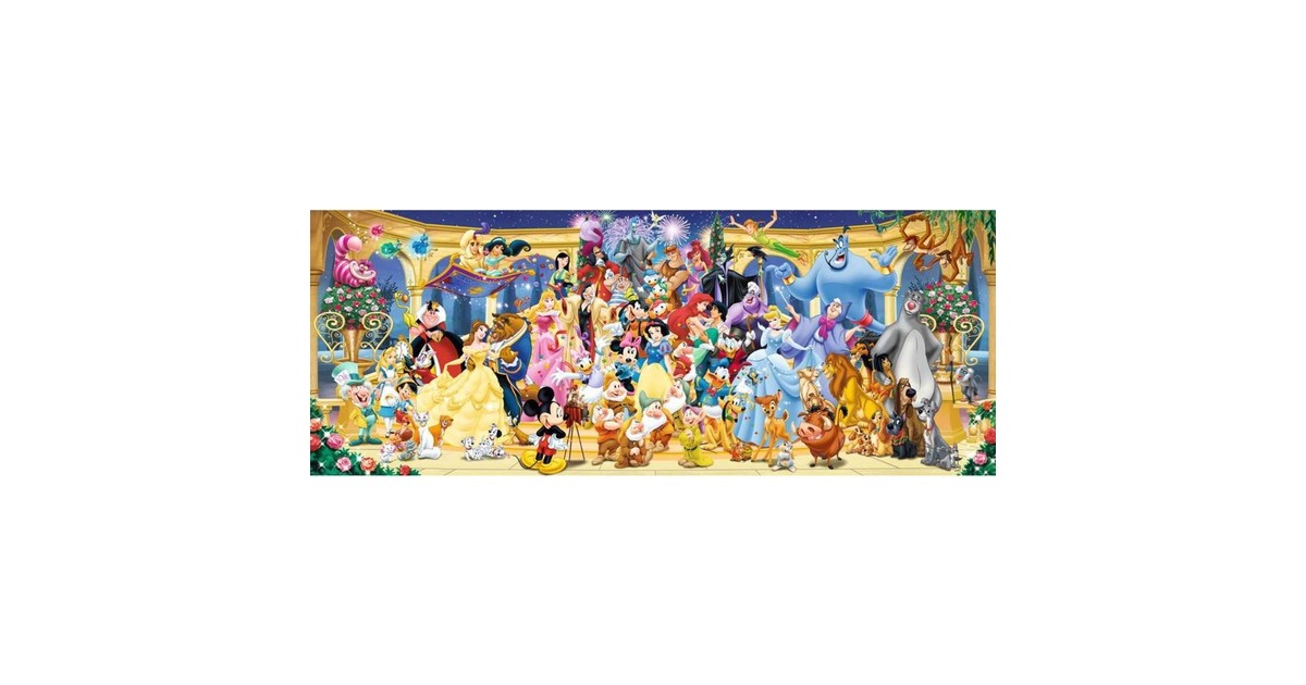 Ravensburger Puzzle Panorama - Disney Gruppenfoto 1000 Teile