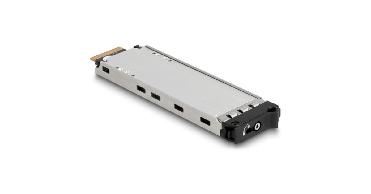 DeLOCK Slim Bay Wechselrahmen für 4 x M.2 NVMe SSD mit Slim SAS 