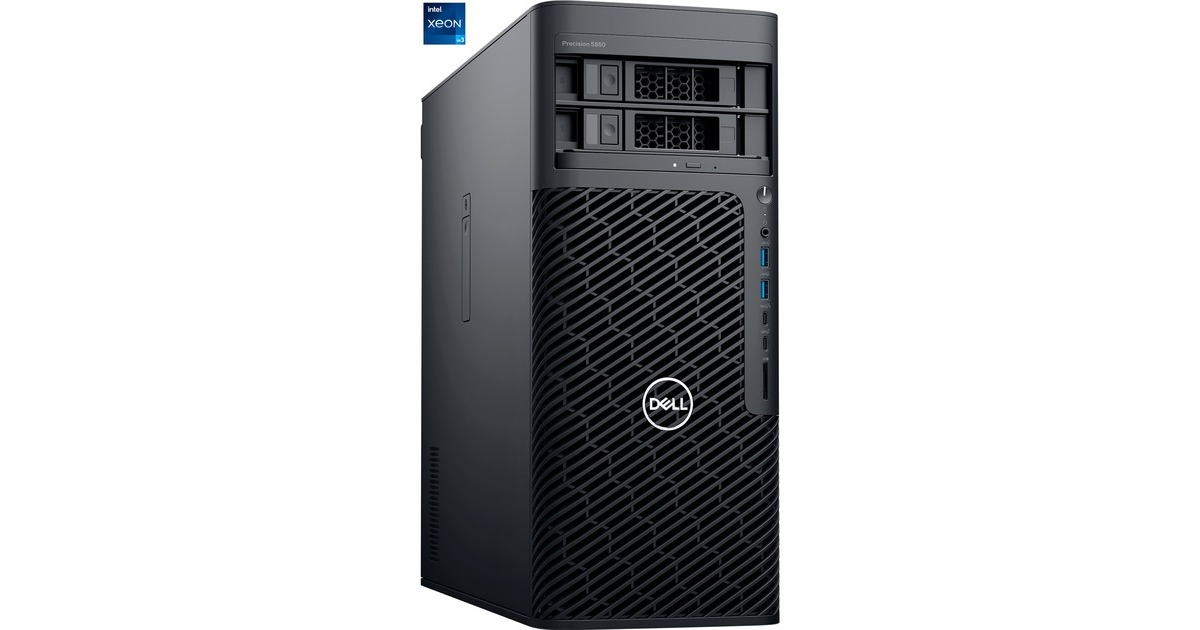 Dell Dell Precision 5860 Tower (Y3FRW), PCSystem schwarz, Windows 11