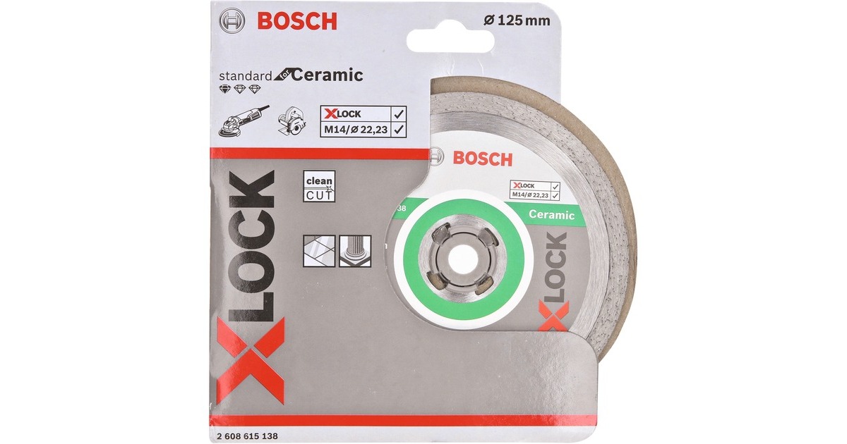 Bosch Professional X-LOCK Diamanttrennscheibe Standard for Ceramic 