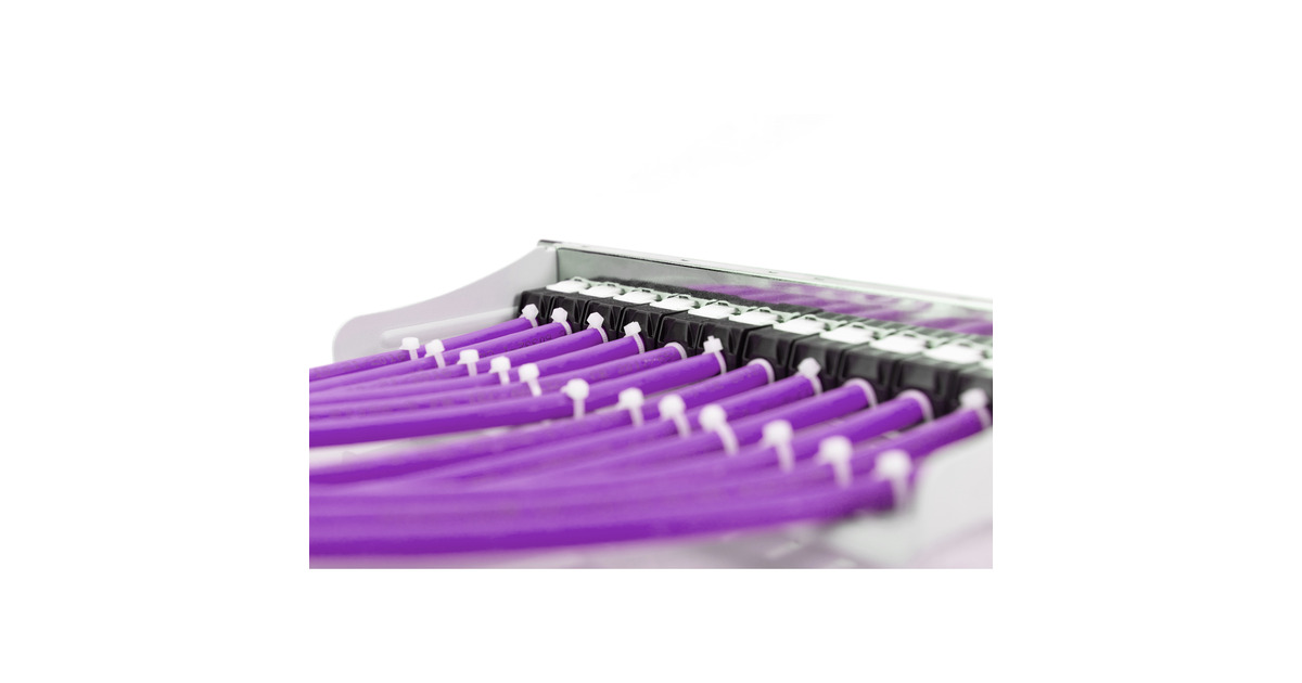 Utp Simplex Digitus Professional Cat.6 U/UTP Verlegekabel simplex, Eca violett, 100 ...