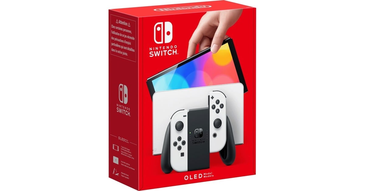 Nintendo Switch (OLEDModell), Spielkonsole weiß Outlet