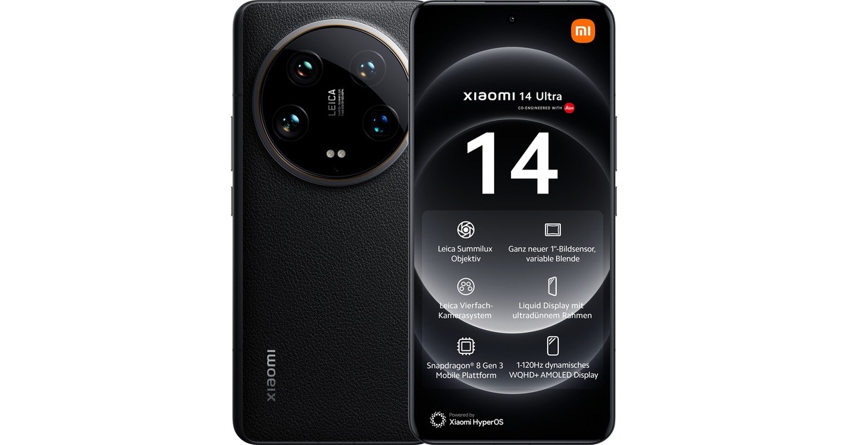 Xiaomi 14 Ultra 512GB, Handy Android 14, 5G, 16 GB LPDDR5X