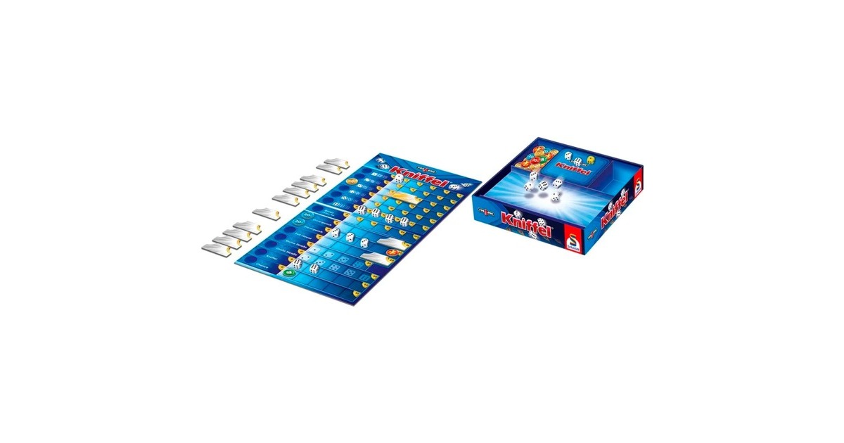 Schmidt Spiele Kniffel FOR ONE – Juego De Dados En Solitario Con 25 Niveles, Para 1 Jugador, A Partir De 8 Años, Partidas De 20 Minutos