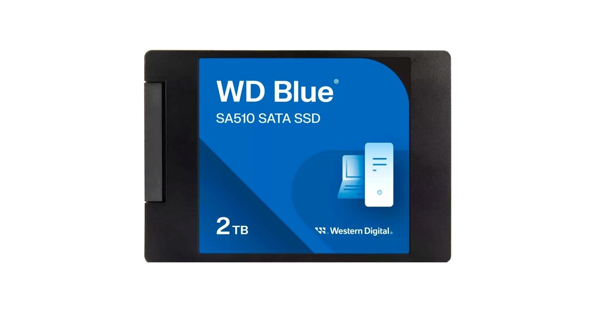 WD Blue SA510 2 TB, SSD SATA 6 Gb/s, 2,5