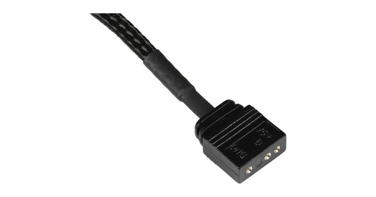 Alphacool Y-Kabelsplitter aRGB 3-Pin auf 2x 3-Pin, 15cm schwarz 