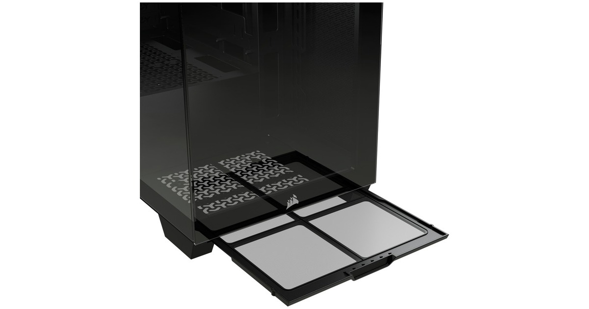 Corsair 3500X, Tower-Gehäuse schwarz, Tempered Glass 