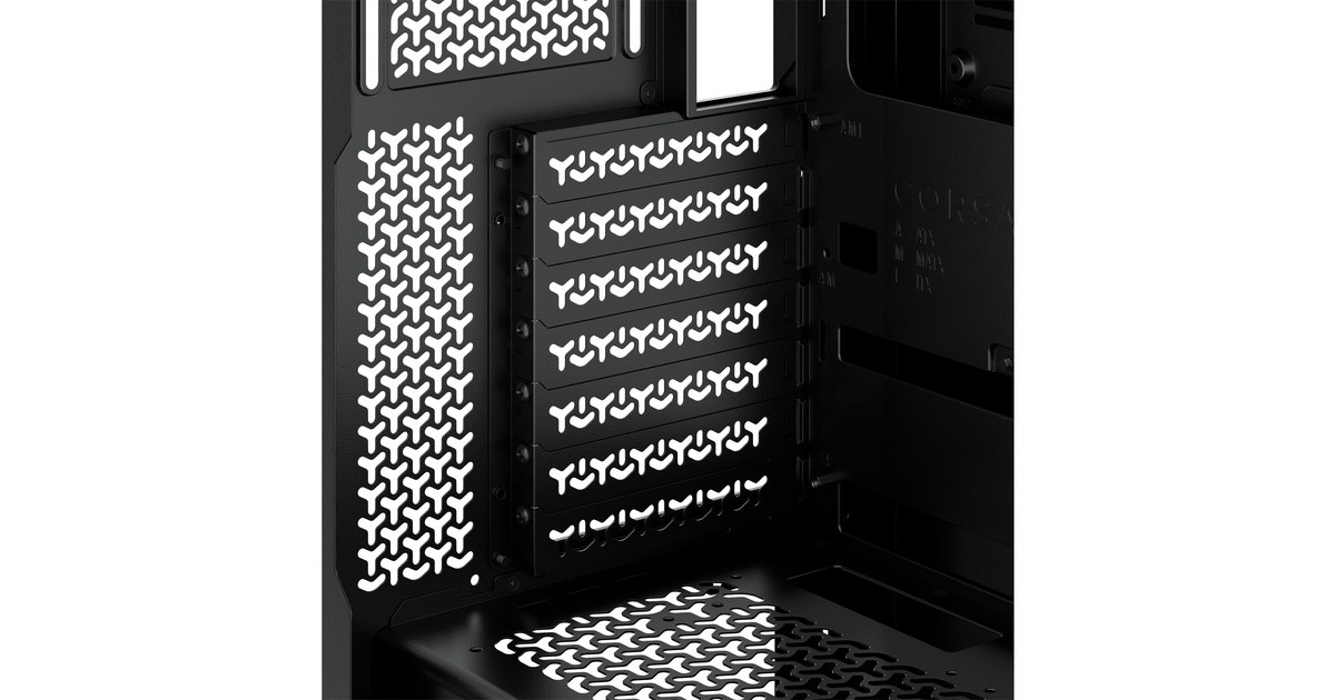 Corsair 3500X, Tower-Gehäuse schwarz, Tempered Glass