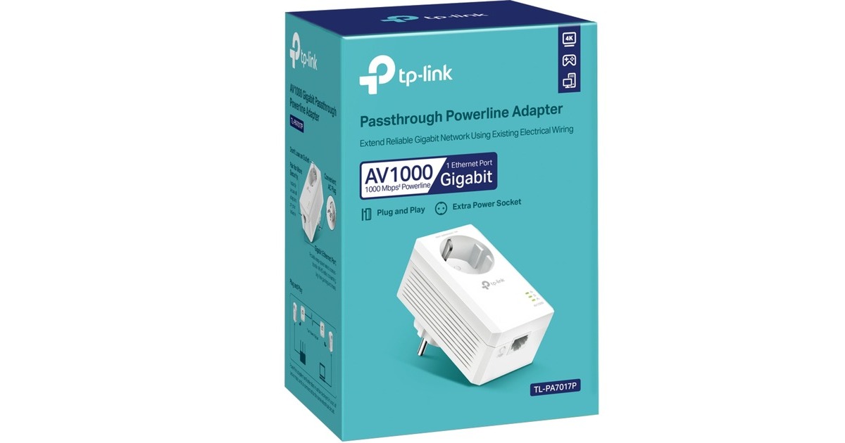 TP-Link TL-PA7017P AV1000, Powerline weiß