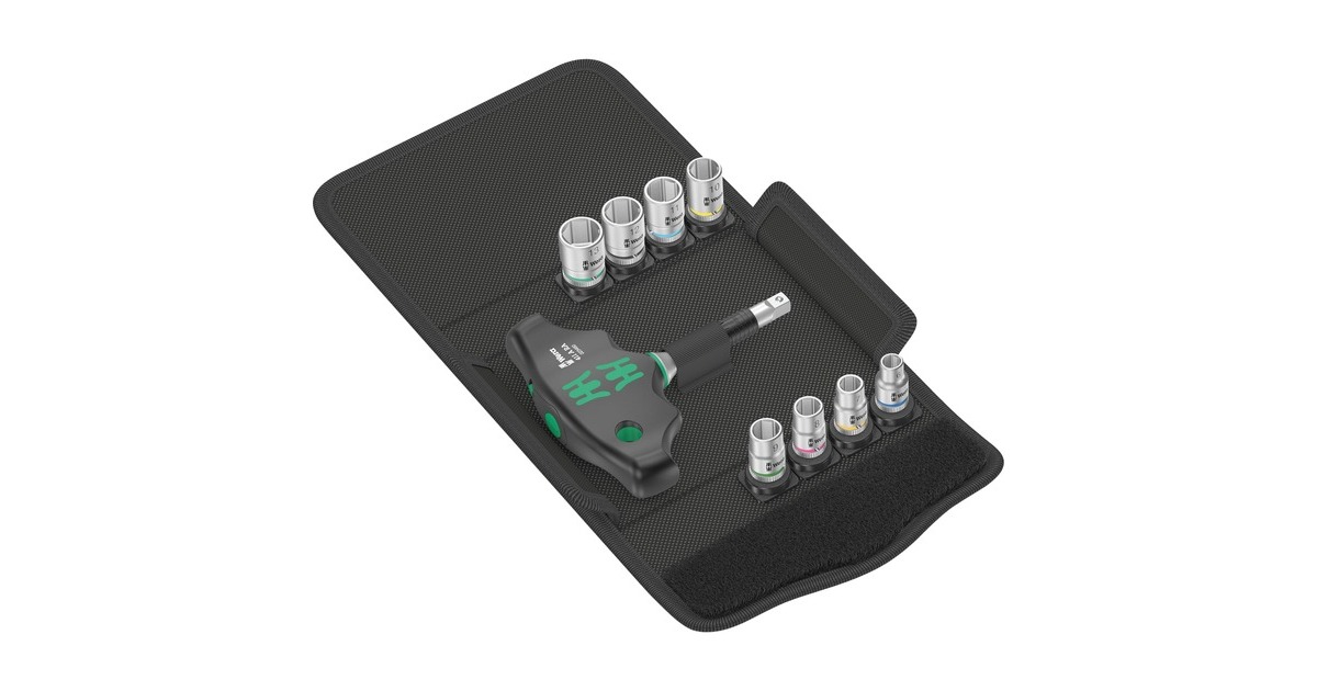 WERA Kraftform Kompakt 400 RA Set 2 T-Grip 05023470001 4013288222862