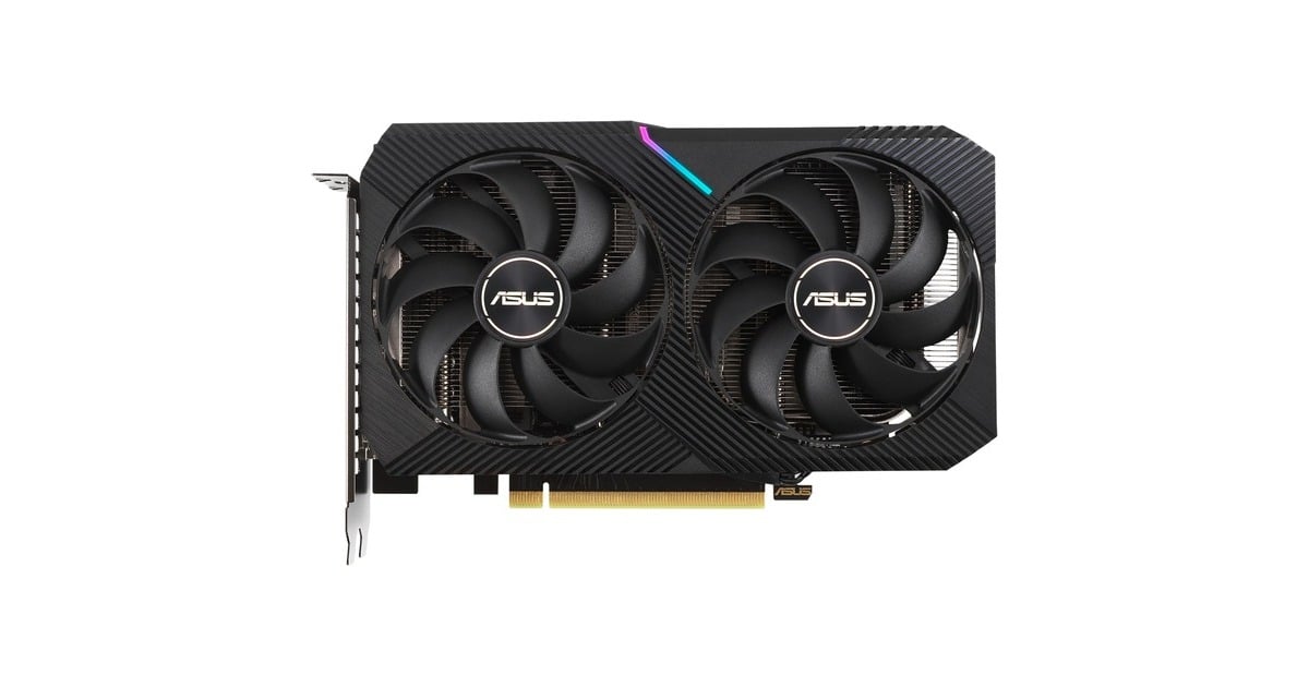 ASUS GeForce RTX 3060 DUAL OC V2 LHR, Grafikkarte Lite Hash Rate