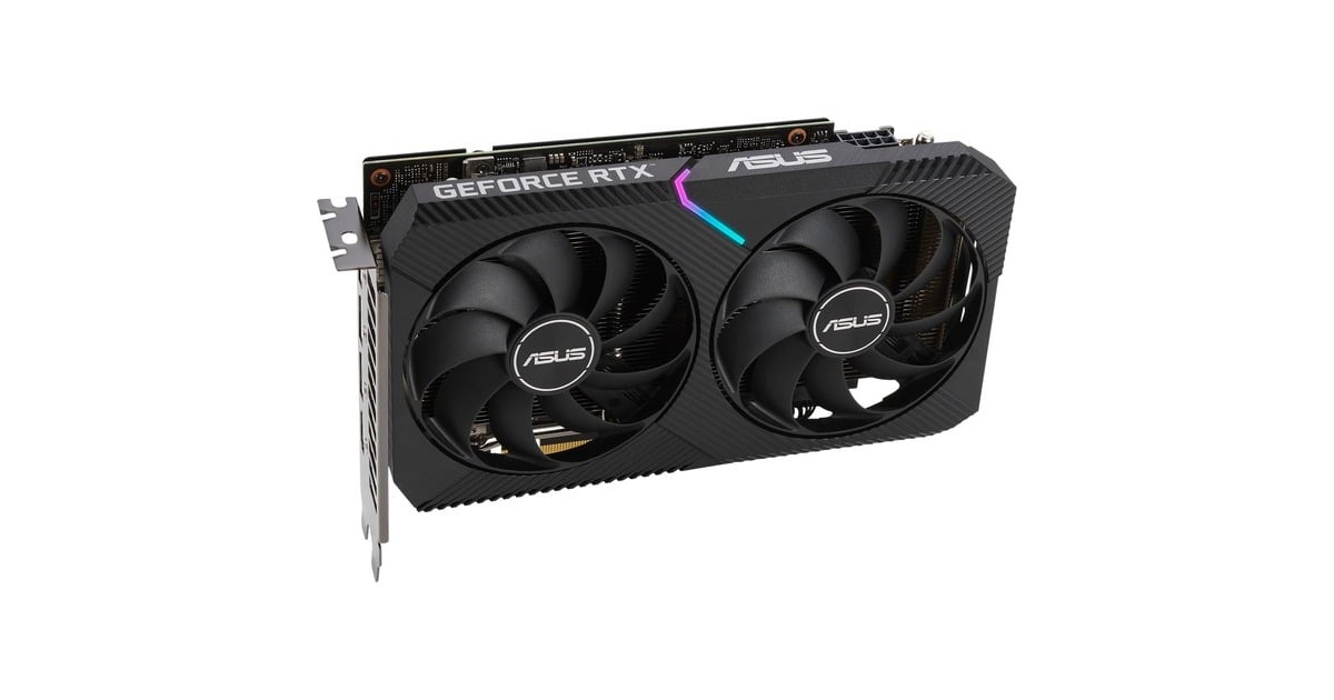 ASUS GeForce RTX 3060 DUAL OC V2 LHR, Grafikkarte Lite Hash Rate, 3x ...