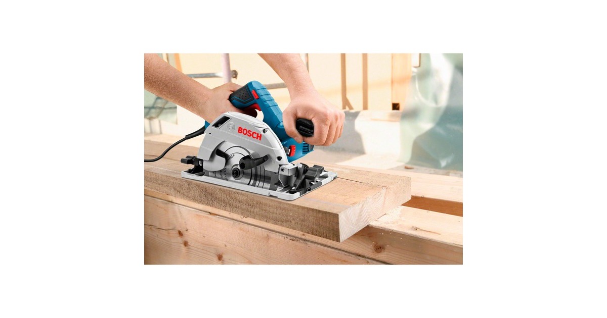 Handkreissäge Bosch Pks 55 A Inkl Sägeblatt Bosch Professional Handkreissäge GKS 55+ GCE Professional blau, 1.350