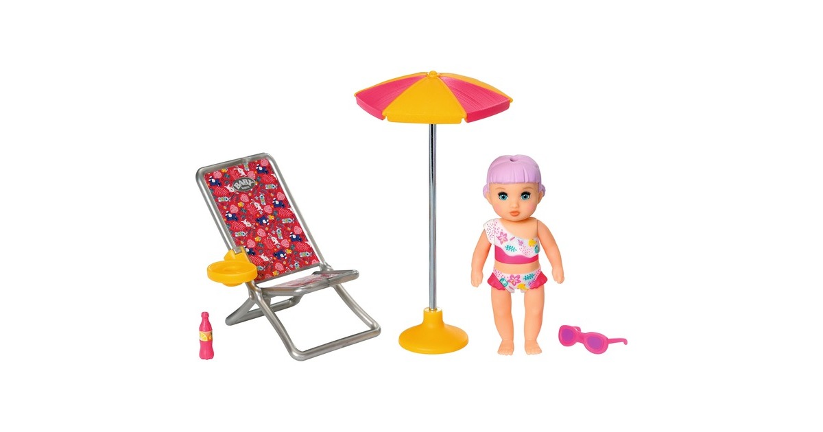 ZAPF Creation BABY born Minis Playset Sommerset mit Lara Spielfigur
