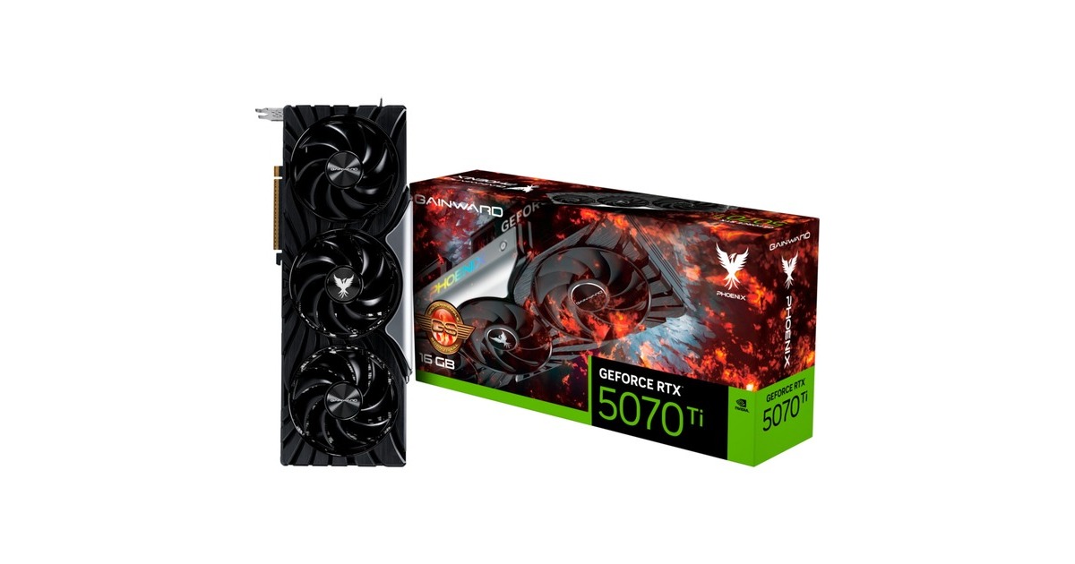 Gainward GeForce RTX 5070 Ti Phoenix GS, Grafikkarte DLSS 4 Gainward GeForce RTX 5070 Ti Phoenix GS, Grafikkarte DLSS 4