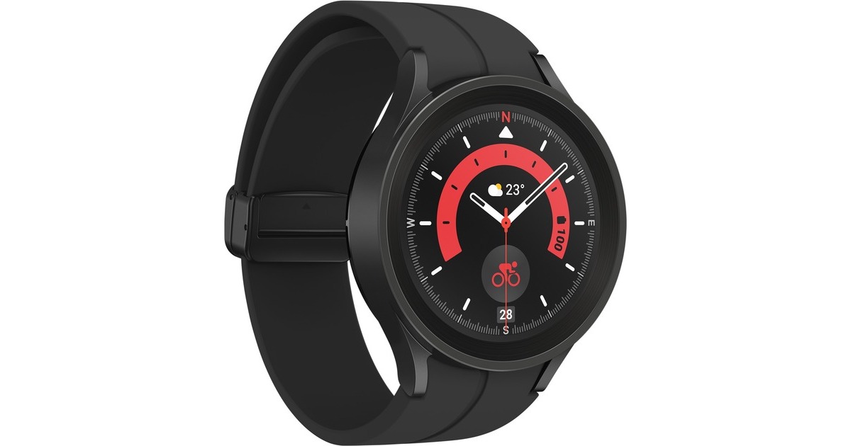 SAMSUNG Galaxy Watch5 Pro (R920), Smartwatch schwarz, 45 mm