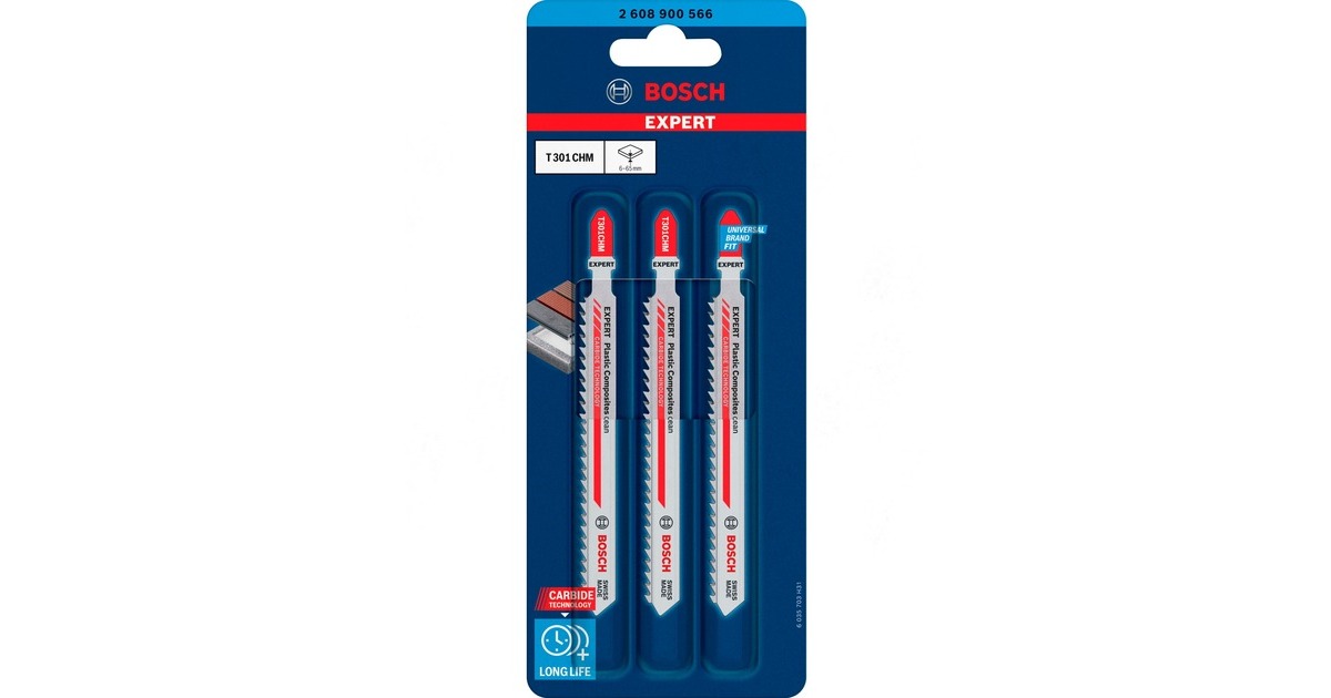 Bosch Professional Expert Carbide Stichsägeblatt T 301 CHM  