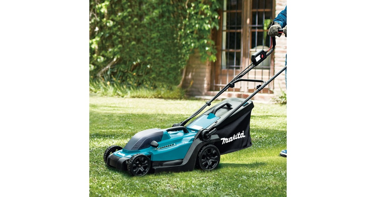 Makita Akku Rasenmäher Mit Radantrieb Test Makita Akku-Rasenmäher DLM330RM, 18Volt blau/schwarz, Li-Ionen Akku 4,0Ah
