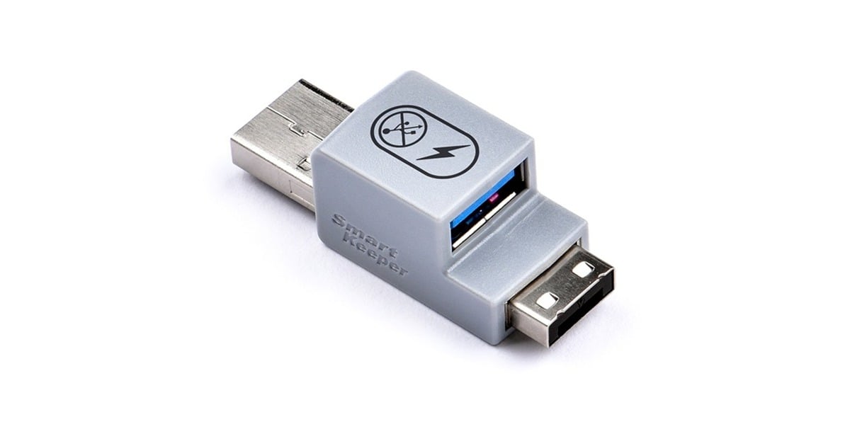 SmartKeeper UCL03YL Bloqueur De Données USB-A Jaune - Protection Anti-Transfert