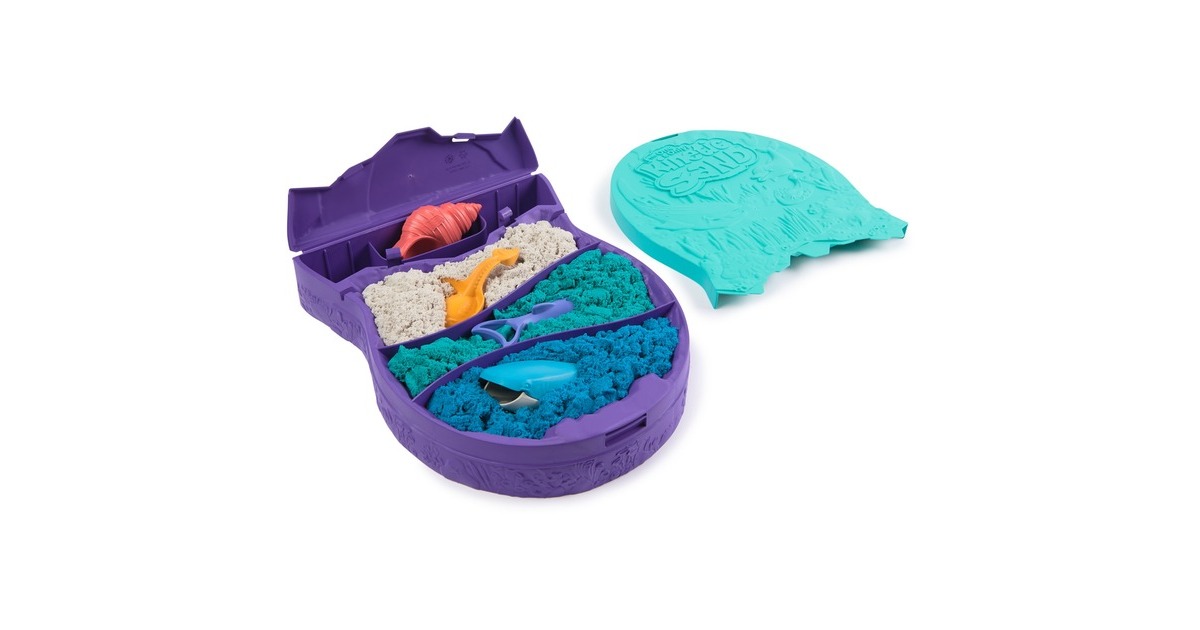 Kinetic Sand Meerjungfrau-Kristall Spielset | 481 G Spielsand Mit Gold-Effekt | Für Kinder Ab 3