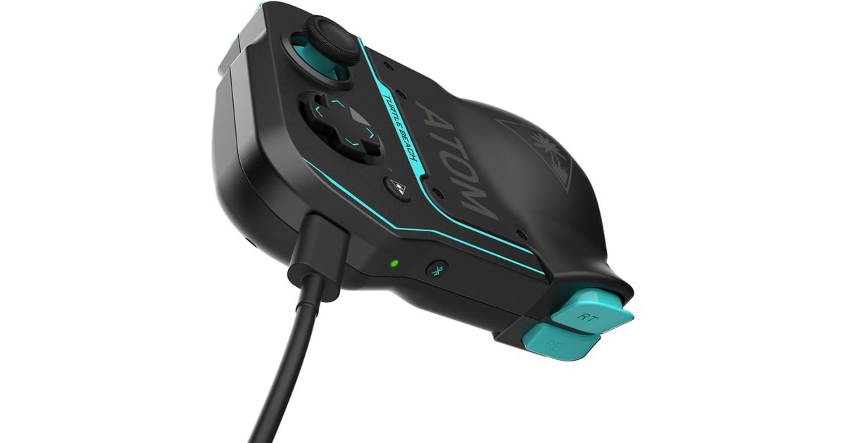 Turtle Beach Atom Controller, Gamepad schwarz/blau イッセイミヤケオムプリッセ