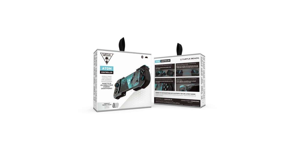 Turtle Beach Atom Controller, Gamepad schwarz/blau イッセイミヤケオムプリッセ