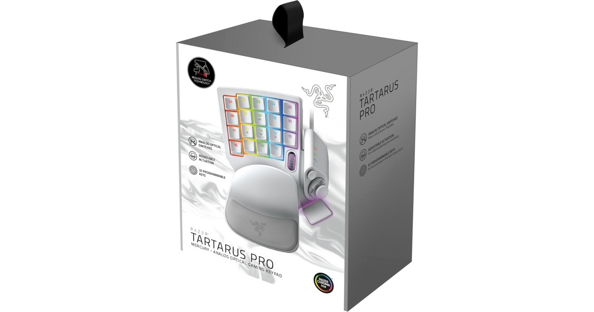 Razer Tartarus Pro Merctry White Razer Tartarus Pro Gaming