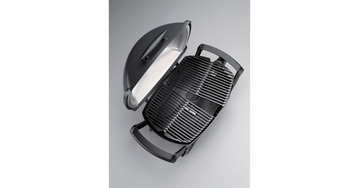 Weber Elektrogrill Q 2400, Dark Grey schwarz, 2.200 Watt 