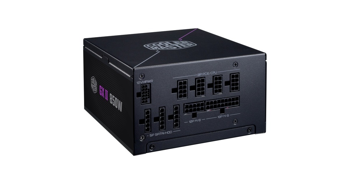 Cooler Master GXII Gold 850W, PC-Netzteil 1x 12 Pin PCIe, 4x PCIe 