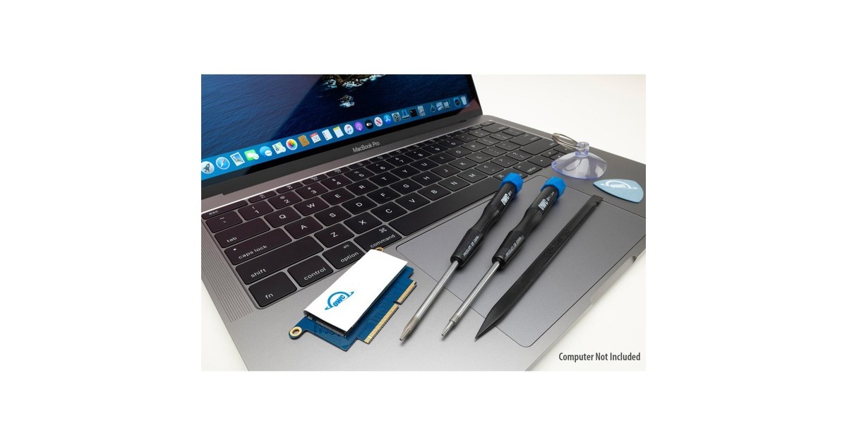 OWC Aura Pro NT Kit Aggiornamento SSD NVMe 1TB Per MacBook Pro 13'' Non-Touch Bar (2016-2017) - Con Strumenti, Velocità 2720MB/s - 4